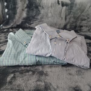 Ariat Pro Series Set of 2 Shirts  Striped and Plaid XXL